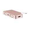 Startech.Com USB-C Multiport Adapter - 4-in-1 - Rose Gold - 4K CDPVDHDMDPRG